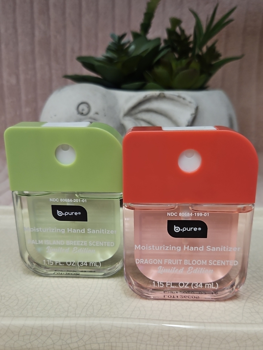 b.pure Limited Edition Moisturizng Hand Sanitizers 2 Pcs